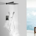 thumbnail image 2 of Rainlex One-Handle 1-Spray Setting Matte Black Bathtub Shower Faucet, 2 of 10