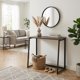 thumbnail image 3 of Escritorio Plegable Rectangular HOMEMAKE FURNITURE Industrial Clásico Nogal 80*40*74 cm, 3 of 6