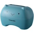 thumbnail image 1 of Cute Cartoon Paper Towel Box Multifunctional Toilet Tissue Box Plastic Thick Bathroom Creative Hand Towel Storage Box (Blue), 1 of 5