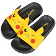 thumbnail image 3 of Pokemon Pikachu Winky Face Youth Flip Flop Slides-size 13-1, 3 of 4