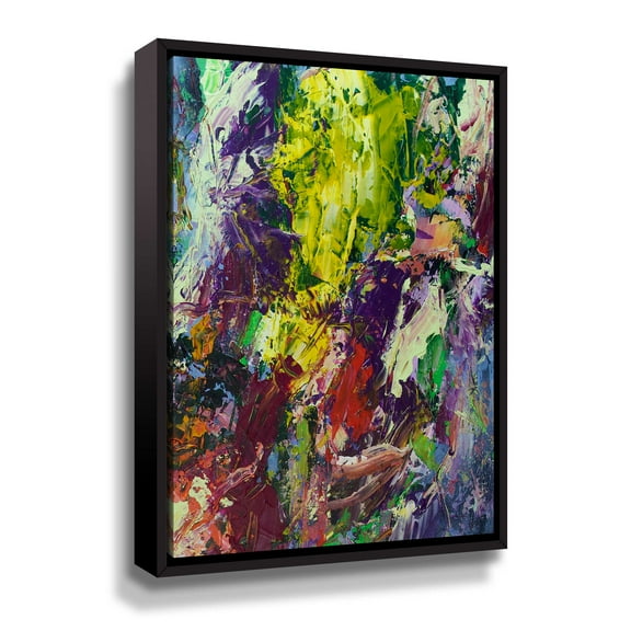 Artwall Bloom Explosion, Gallery Wrapped Floater-framed Canvas by Allan Friedlander