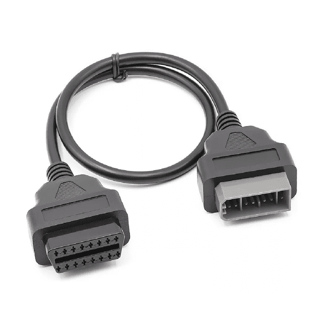 Adaptador De Escáner Obd2 Para Nissan/tsuru De 16 A 14 Pines Negro