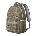 thumbnail image 2 of German Shepherd Dog and Footprint Backpack for School,Cute School Bag,Schoolbag with Adjustable Shoulder Straps & Padded Back,15.3"x11"x7.1".﻿, 2 of 6