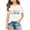 White, variant on shqvo Toddler Shirts Girls 5t 100th Day Of School Graphic Short Sleeve T-Shirt School Spirits Children's Fashion Pullover Tops School Clothes for Girls