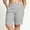 Gray, variant on OGLCCG Women's Bermuda Shorts Plus Size Work Casual Stretchy Athletic Golf Shorts High Waist Summer Walking Knee Length Shorts,Wine