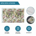 thumbnail image 6 of Sage Green Botanical Placemats Set of 6, Spring Floral Summer Botanical Vintage Placemats for Dining Table, Place Mats for Kitchen Tabletop, Waterproof Wipeable Dining Table Mats Set, 6 of 9
