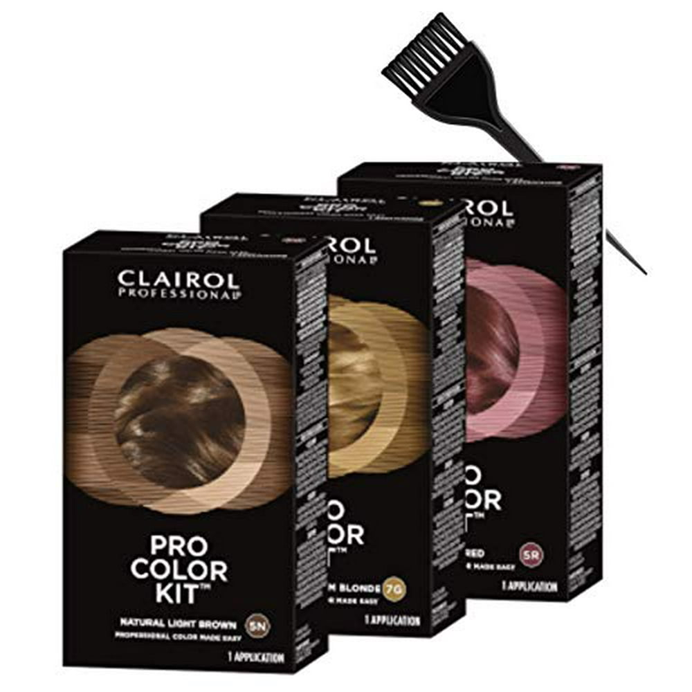 Clairol PRO COLOR KIT Haircolor, Professional Permanent Hair Color Made