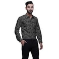 thumbnail image 4 of BESTMAN Casual PrintedÂ&nbsp;ShirtsÂ&nbsp;For Men Slim Fit Button Down Long SleeveÂ&nbsp;Shirt, 4 of 5