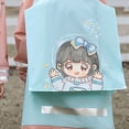 thumbnail image 4 of Hooded Transparent Raincoat Girl Boys Cartoon Rain Coat Hooded Outdoors Clear Waterproof Kids Toddler Children's Rainwear Protective Covers,Light Blue,10-12 Years, 4 of 7