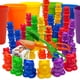 thumbnail image 1 of Skoolzy Juego de 69 piezas de osos apilables arcoíris con vasos clasificadores a juego, 60 contadores de osos, pinzas de tijera, vasos arcoíris, bolsa de almacenamiento, juego de clasificación de dado, 1 of 5