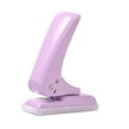 thumbnail image 2 of Rongfmy Single Hole Punch Hole Puncher Portable with Non Slip Base 40 Sheet Paper Punch Capacity Handheld for Cards Art Project Paper Purple, 2 of 9