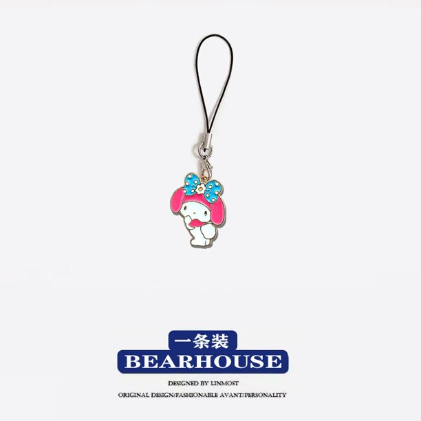 Cordón Kawaii Sanrio Kuromi My Melody Cinnamoroll, funda de teléfono iPhone, mochila, muñecas, colgante, juguete, regalos para niñas gym unisex