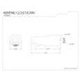 thumbnail image 2 of Kingston Brass K6187A2 5-1/8" Tub Spout - Brass, 2 of 2
