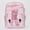 Pink, variant on 2026 New Transparent Jelly Bag, PVC Backpack for Men, Women, High School Students, and College Students, Large Capacity, Waterproof