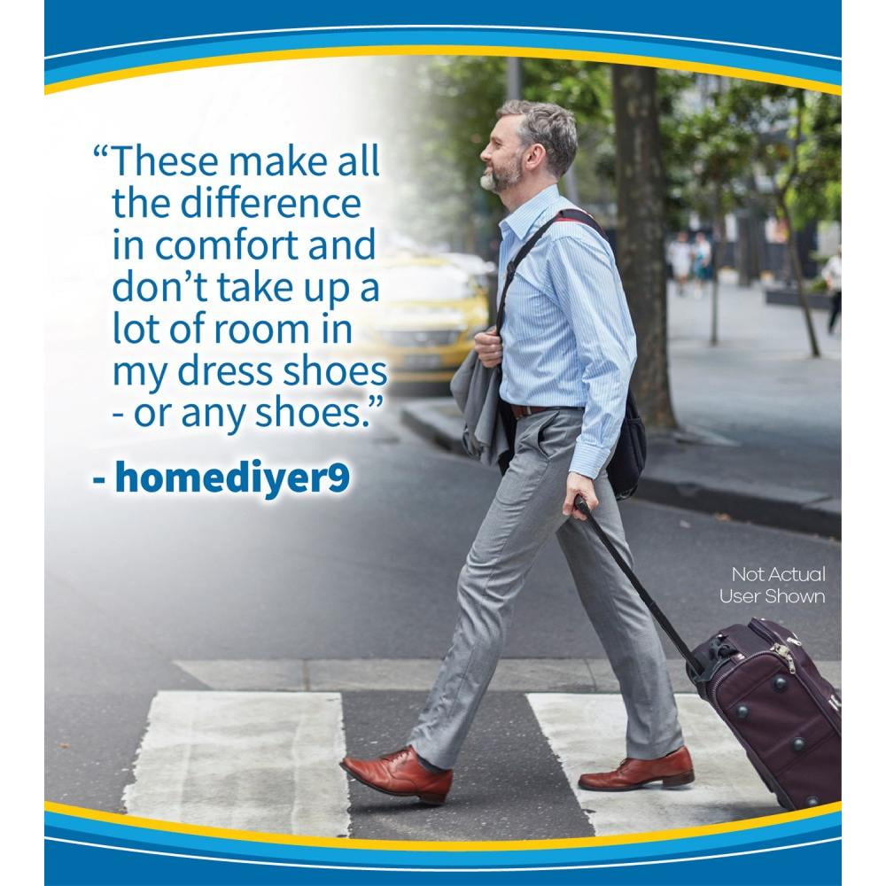 Scholl/’s MEMORY FIT Insoles //// Memory Foam Pillow-Soft Cushioning Conforms to Your Foot for Greater Softness and Comfort for Womens 6-10, also available for Mens 8-14 Dr