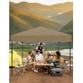 thumbnail image 5 of Luku 10x10 FT Commercial Pop-Up Canopy with One-Push Set-up, Waterproof UV Protection, 4 Detachable Sidewalls, Adjustable Height, Sturdy Steel Frame, Black Event Tent, 5 of 7