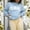 Light Blue with White Characters, variant on Unisex Classic High Collar Cotton Athletic Sweatshirt, Oversized Loose Fit Embroidered PARKE Long Sleeve Casual Pullover Tops