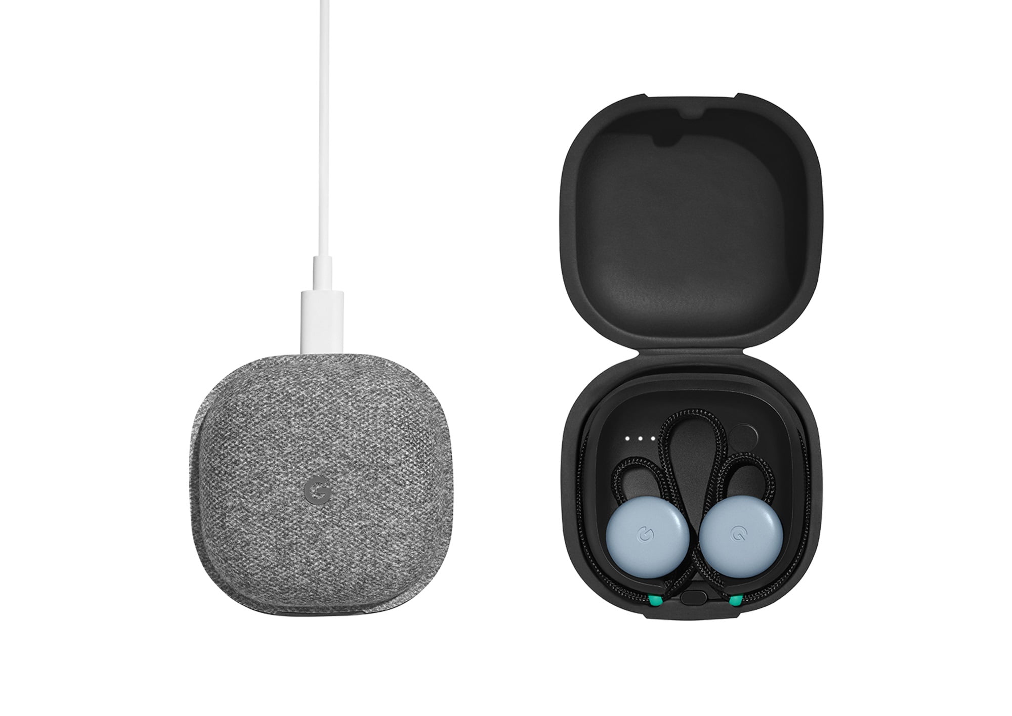 Google Google Pixel Buds A-Series Clearly White in the Headphones  department at