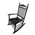 Outdoor Indoor Rocking Chair, Solid Wood Porch Balcony Rocking Armchair
