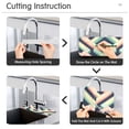 thumbnail image 5 of Yayeee Faucet Mat for Kitchen Sink 14.7" Diatomite Long Splash Guard Pad, Green Stripes, 5 of 7