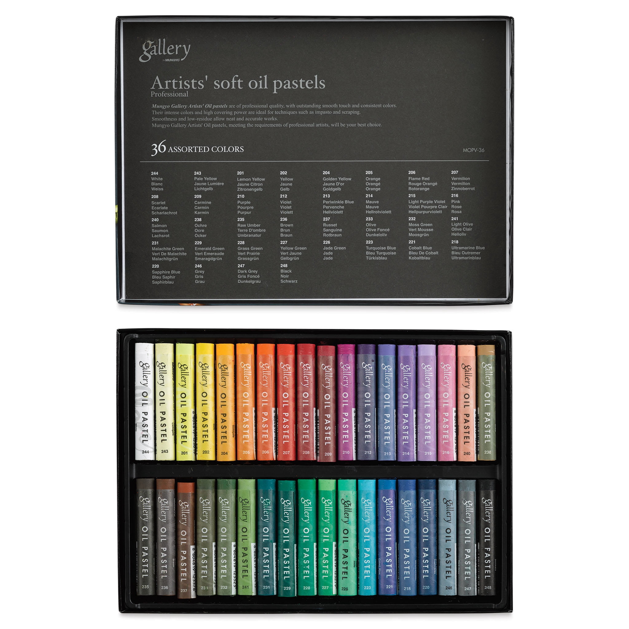 Pentel Arts Oil Pastels - 36 Color Set for Creative Art Projects