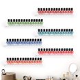thumbnail image 2 of POINTERTECK Acrylic Wall-mounted Storage Rack Transparent with Baffle Nail Polish Books Records Display Rack, 2 of 6