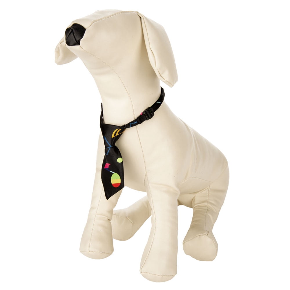 CUECUEPET Adjustable Party Time Novelty Design Fashion Necktie for Small Dogs