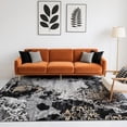 thumbnail image 2 of Alfombra Cryptolite Abstract Lavable 160 x 200 cm, color negro, 2 of 7