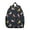 Black-18, variant on Abstract Geometric Vintage Floral Hippie Retro Waterproof Ergonomic Backpack
