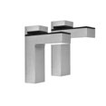 thumbnail image 1 of Soporte de estante de madera/vidrio ajustable macizo para montaje en pared, 2 piezas, cepillado, 1 of 5