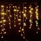 thumbnail image 3 of Decoraciones navideñas para el hogar, cortina de luces LED para exteriores, guirnalda de luces de calle con forma de carámbano para el invierno, 220 V, 5 m, caída de 0,4 a 0,6 m, 3 of 5