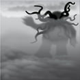 thumbnail image 3 of CafePress - Cthulhu Walking Ash Grey T Shirt - Light T-Shirt - CP, 3 of 4