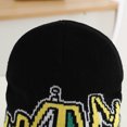 thumbnail image 5 of Ulanda Cute Embroidery Excavator Toddler Kids Beanie Caps Soft Warm Baby Knitted Winter Hat for Boys Girls Age 3-10 (Black, One Size), 5 of 6