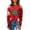 Red, variant on Cute Christmas Tree Sweaters for Women 2025 Long Sleeve Crewneck Xmas Knitted Pullover Sweater Jumper Tops