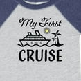 thumbnail image 4 of Inktastic My First Cruise with Cruise Ship and Palm Trees Boys or Girls Baby Bodysuit, 4 of 5