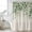 Beige Green, variant on Green Leaves Shower Curtain, Waterproof Shower Curtains for Bathroom, Summer Botanical Washable Fabric Bathtub Curtain Set Bath Decor with 12 Hooks Extra Long 72"x96"