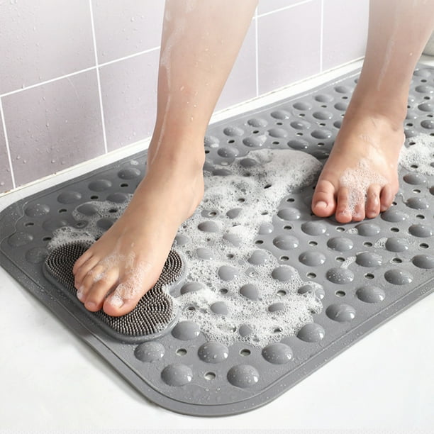 Fiudx Ofertas Relámpago Alfombra De Baño Respaldo De Goma Antideslizante Puede Masajear O Fregar Las Plantas De Los Pies Se Puede Usar Como Alfombra De Baño Alfombra De Ducha Delante De La Bañera