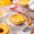 thumbnail image 3 of 100 Pcs Moule à Tarte Jetable en Papier D\'aluminium Mini Casserole Plaque de Cuisson pour Tarte, 3 of 5