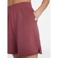 thumbnail image 4 of Athletic Works Women's Mineral Wash French Terry Shorts, Sizes XS-4X, 4 of 6