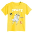 thumbnail image 4 of Ccpelsie Little Boys T-Shirt Summer Casual Athletic Vacation Beach Outfits for Boys Homewear(Yellow,9-10 Years), 4 of 4