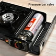 thumbnail image 4 of LOVEVER Portable Butane Stove  tabletop BBQ Grill  bbq Grill for Outdoor Cooking Camping or Tailgating Fried Roasted Cooking With Carry Case Stainless Steel Griddle, 4 of 5