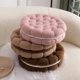 thumbnail image 5 of RV Cojín redondo con forma de galleta de 14.0 in, decorativo, cómodo, divertido, bonito cojín circular para el suelo del asiento para sofá, silla, cama, coche (café), 5 of 5