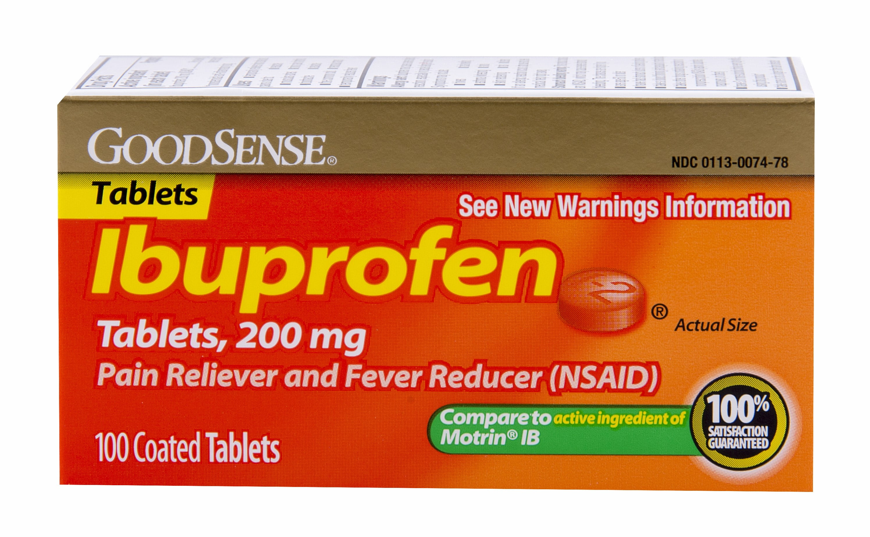 GoodSense Ibuprofen Pain Reliever & Fever Reducer 200 mg Tablets
