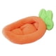 thumbnail image 2 of Cama nido para perros Cama para mascotas Forma de zanahoria Suave, Funda extraíble, Lavable Transpirable Cómoda Felpa para todas Cojín S, 2 of 8