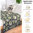 thumbnail image 3 of Super Soft Throw Blanket Flannel Fleece Cute Blankets Comfortable Warm Bedding Gifts for Kids Adults Bed Couch Sofa Living Room 60"X50", 3 of 6