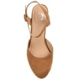 thumbnail image 5 of Journee Womens Roslynn Almond Toe High Block Heel Pumps, Widths Available, 5 of 10