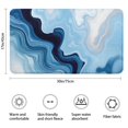 thumbnail image 3 of Blue Wave Marble Pattern Bathroom Rugs Mat,Non Slip Microfiber Bathroom Rug,Rubber Backing,Soft Bathroom Mats for Bathroom Floor,Tub and Shower,17x30in(43x75cm), 3 of 4