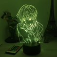 thumbnail image 4 of Clyartps-3d lámpara Toge Inumaki luz Jujutsu Kaisen Anime Led luz de noche para regalo de cumpleaños Jujutsu Kaisen lámpara de decoración de dormitorio para niños Feliz Sencillez, 4 of 5