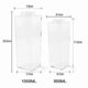 thumbnail image 5 of 500ml/1000ml Milk Carton Water Bottle Transparent Bpa Free Plastic Portable Clear Box For Juice Tea Milk Bottles, 5 of 5