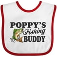 thumbnail image 3 of Inktastic Poppy's Fishing Buddy Boys Baby Bib, 3 of 4